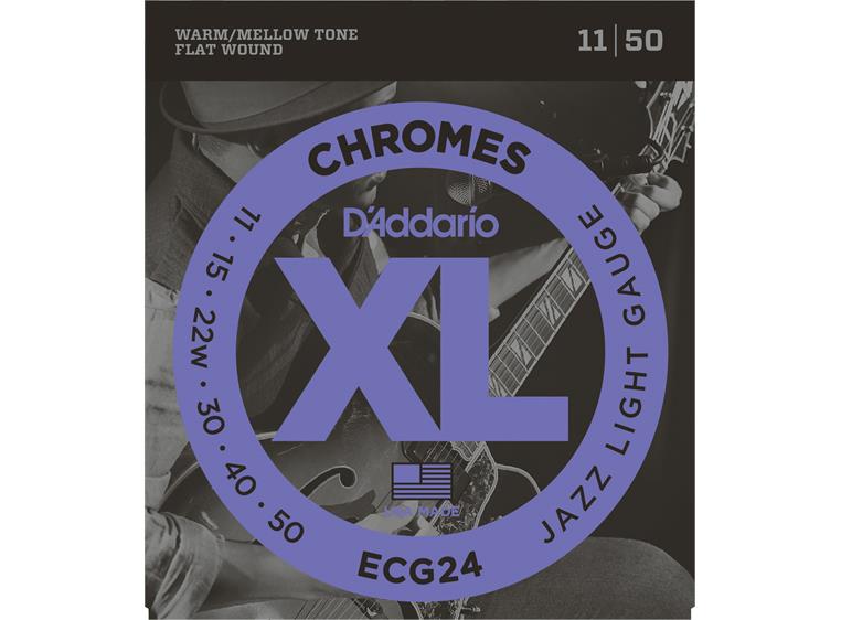 D'Addario ECG-24 Chromes Jazz Lite (011-050)
